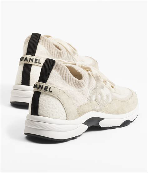 chanel calfskin sneakers replica|chanel suede sneakers.